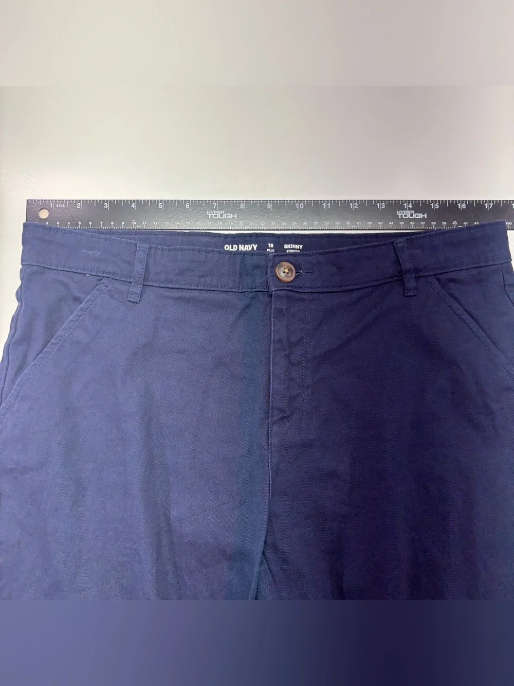 Old Navy Girls 18 Plus Uniform Skinny Stretch Navy School Pants